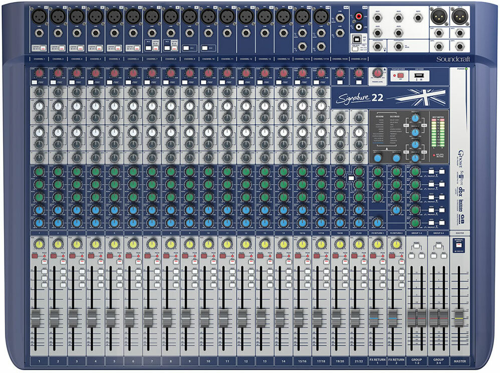 Soundcraft Signature 22 Mtk - Analog mixing desk - Main picture