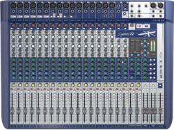 Analog mixing desk Soundcraft Signature 22