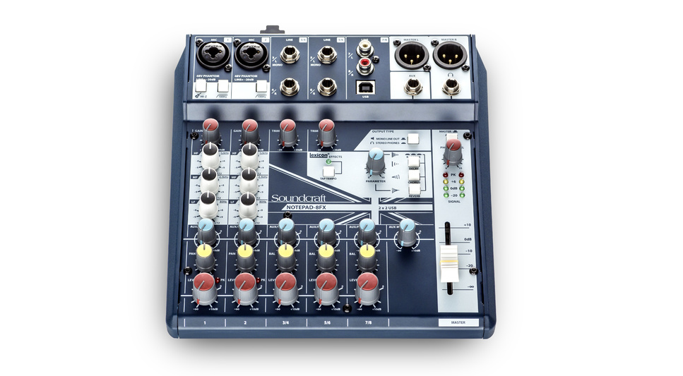 Soundcraft Notepad-8fx - - Analog mixing desk - Variation 1