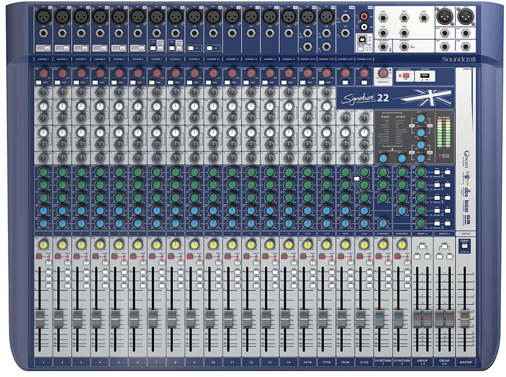 Soundcraft Signature 22 Mtk - Analog mixing desk - Variation 4