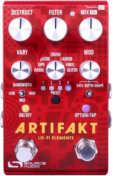 Source Audio Artifakt Lo-fi Sa280 - Modulation, chorus, flanger, phaser & tremolo effect pedal - Main picture