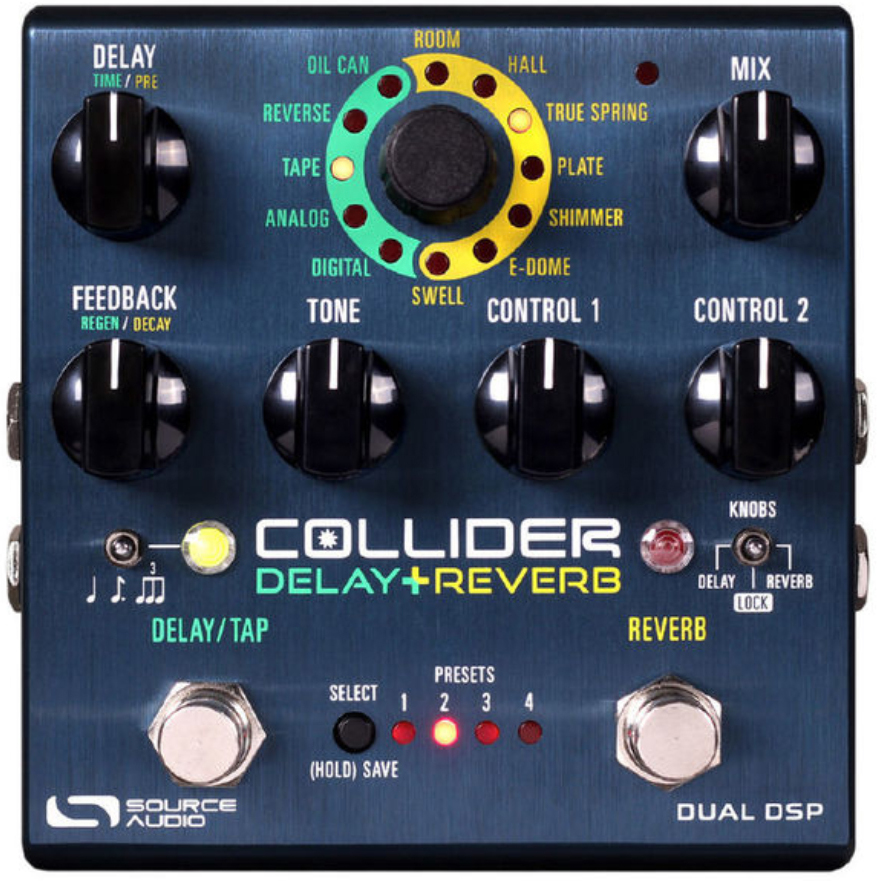 Source Audio Collider Delay+reverb - Reverb, delay & echo effect pedal - Main picture