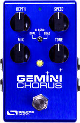 Modulation, chorus, flanger, phaser & tremolo effect pedal Source audio Gemini Chorus