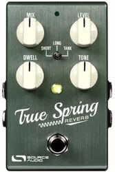True Spring One Series Reverb, delay & echo effect pedal Source