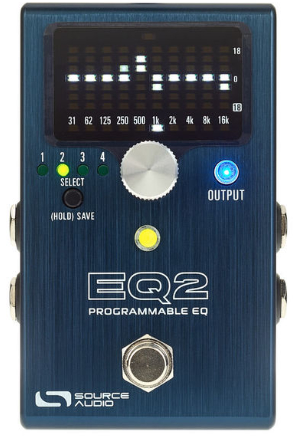 Source audio EQ2 Programmable Equalizer Eq  enhancer effect pedal