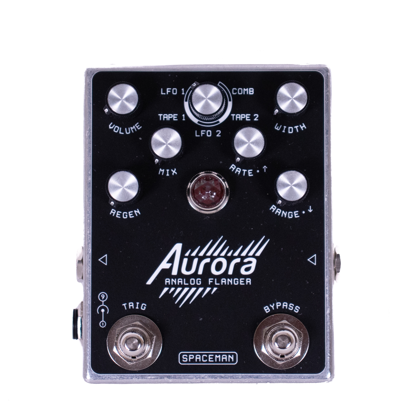 Spaceman Effects Aurora Flanger Standard - Silver - Modulation, chorus, flanger, phaser & tremolo effect pedal - Variation 1