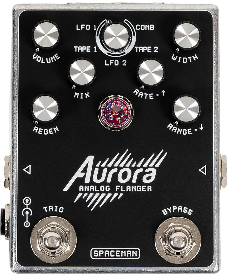Spaceman Effects Aurora Flanger Standard - Silver - Modulation, chorus, flanger, phaser & tremolo effect pedal - Main picture