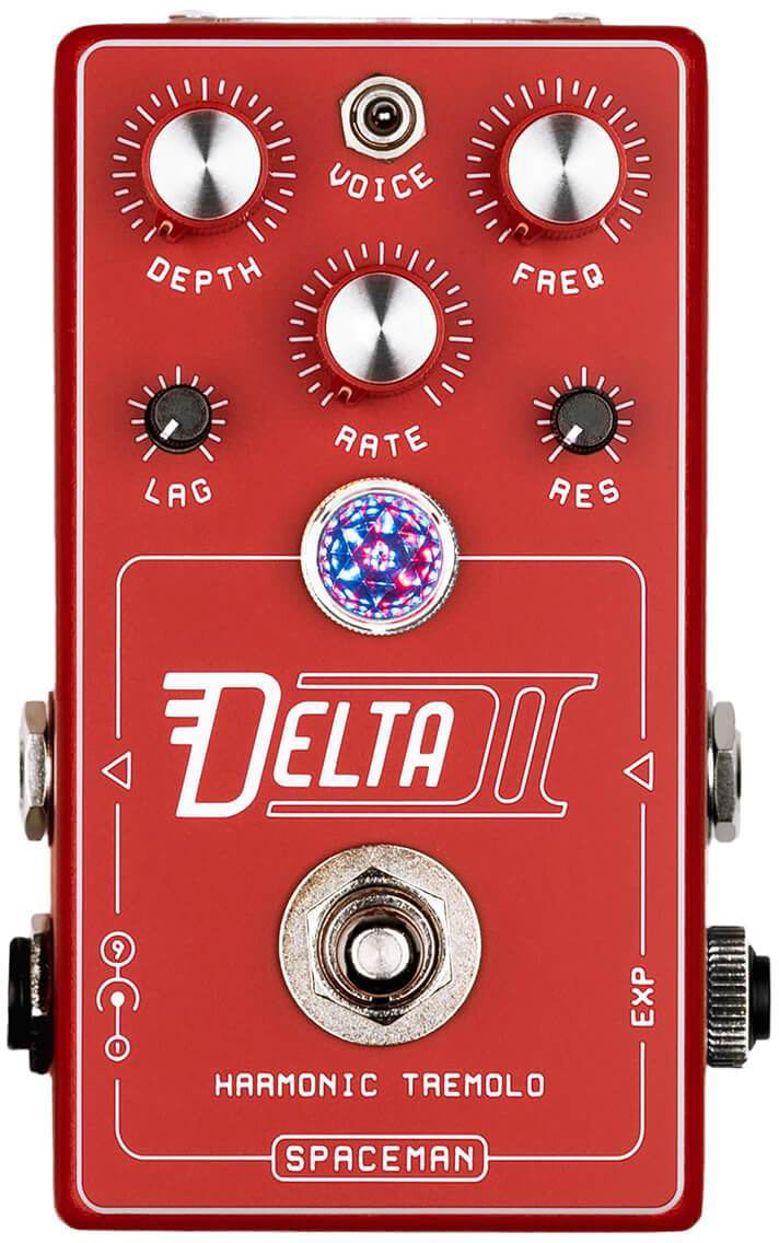Spaceman Effects Delta Ii Harmonic Tremolo Red - Modulation, chorus, flanger, phaser & tremolo effect pedal - Main picture