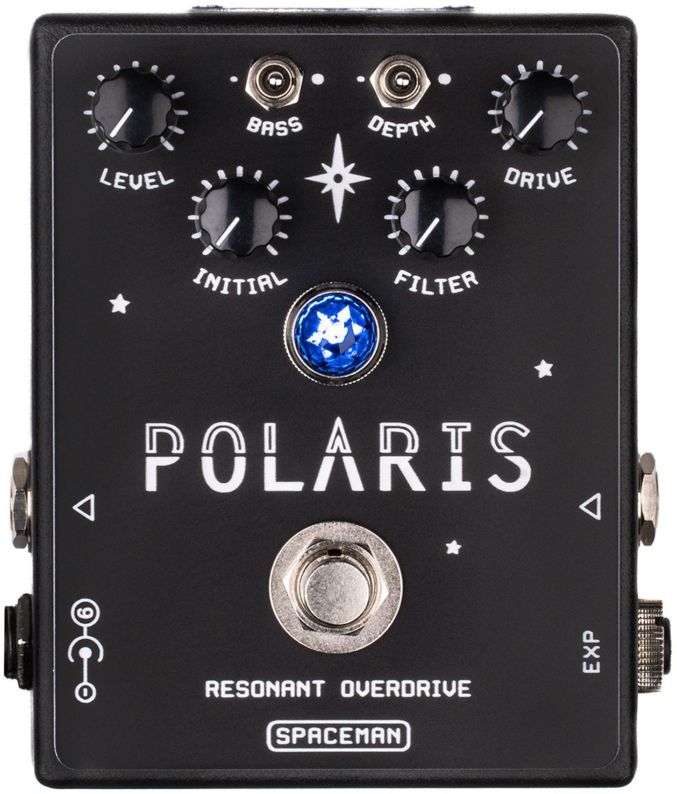Spaceman Effects Polaris Resonant Overdrive Ltd Black - Overdrive, distortion & fuzz effect pedal - Main picture