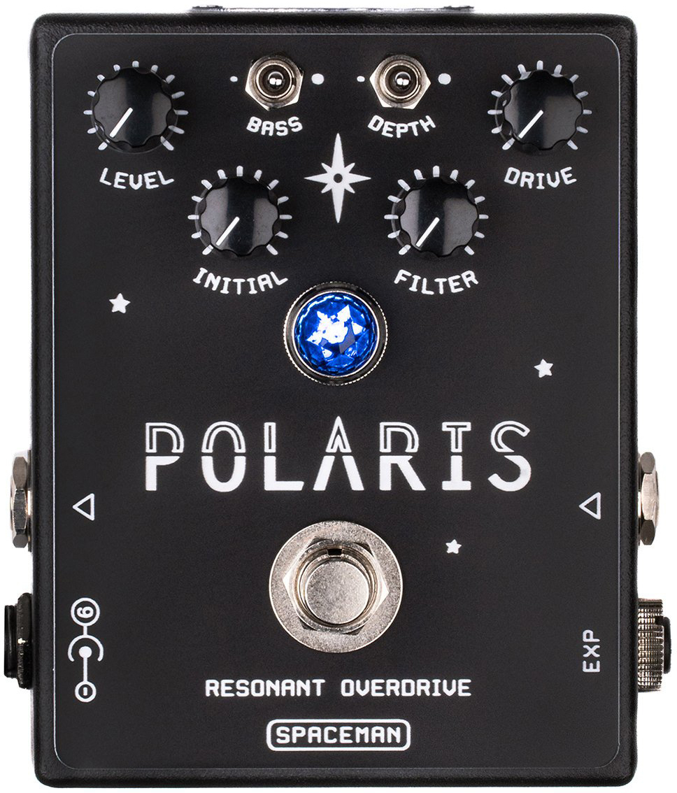 Spaceman Effects Polaris Resonant Overdrive Ltd Black - Overdrive, distortion & fuzz effect pedal - Main picture
