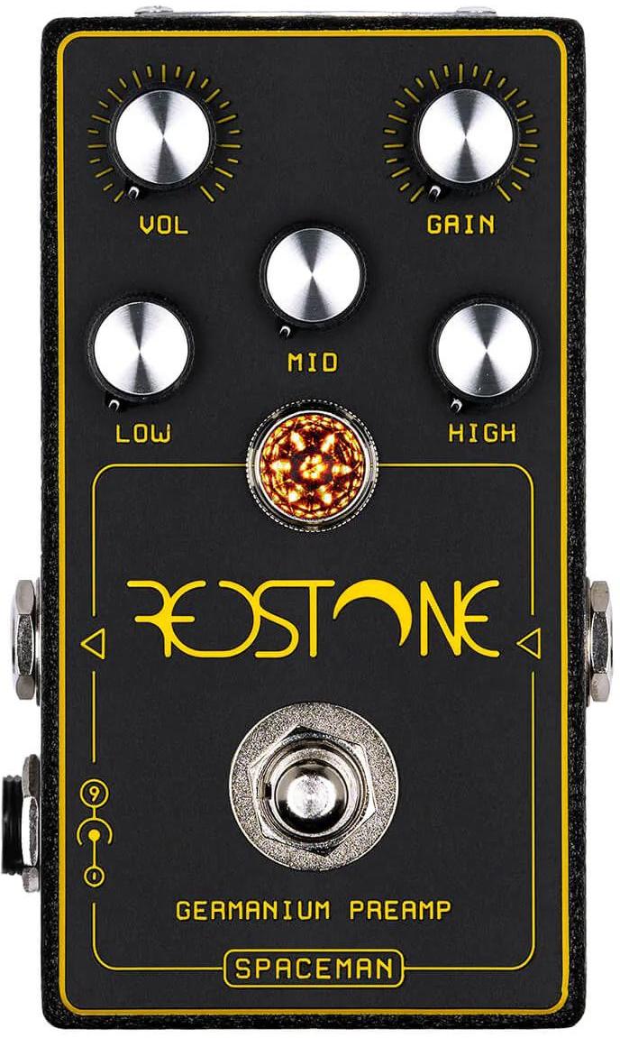 Overdrive, distortion & fuzz effect pedal Spaceman effects Red Stone Boost/Overdrive - Carbonado