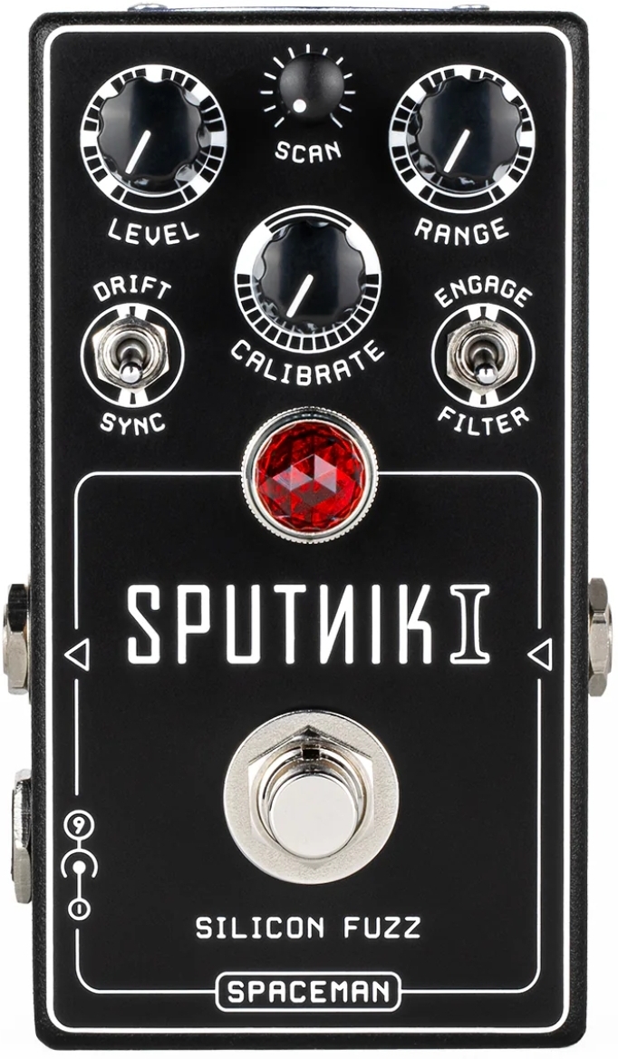 Spaceman Effects Sputnik I Silicon Fuzz Black - Overdrive, distortion & fuzz effect pedal - Main picture