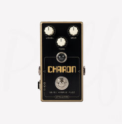 Overdrive, distortion & fuzz effect pedal Spaceman effects CHARON SIL/GERM FUZZ GOLD