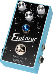 Modulation, chorus, flanger, phaser & tremolo effect pedal Spaceman effects Explorer 6 Stage Phaser - Blue