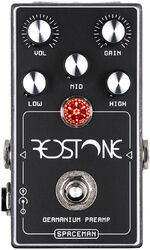 Overdrive, distortion & fuzz effect pedal Spaceman effects Red Stone Boost/Overdrive - Silver