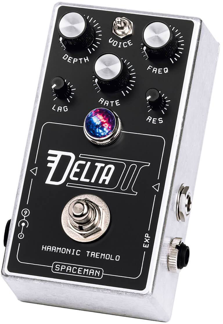 Spaceman Effects Delta Ii Harmonic Tremolo Silver - Modulation, chorus, flanger, phaser & tremolo effect pedal - Variation 1