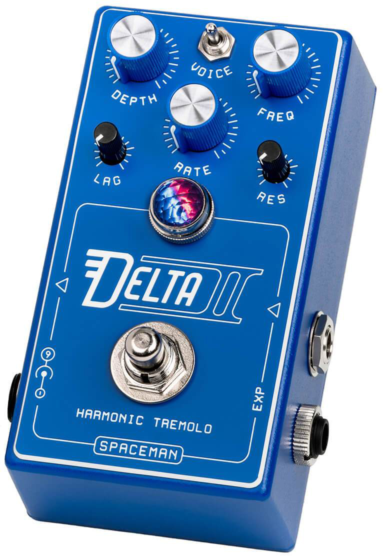 Spaceman Effects Delta Ii Harmonic Tremolo Blue - Modulation, chorus, flanger, phaser & tremolo effect pedal - Variation 1
