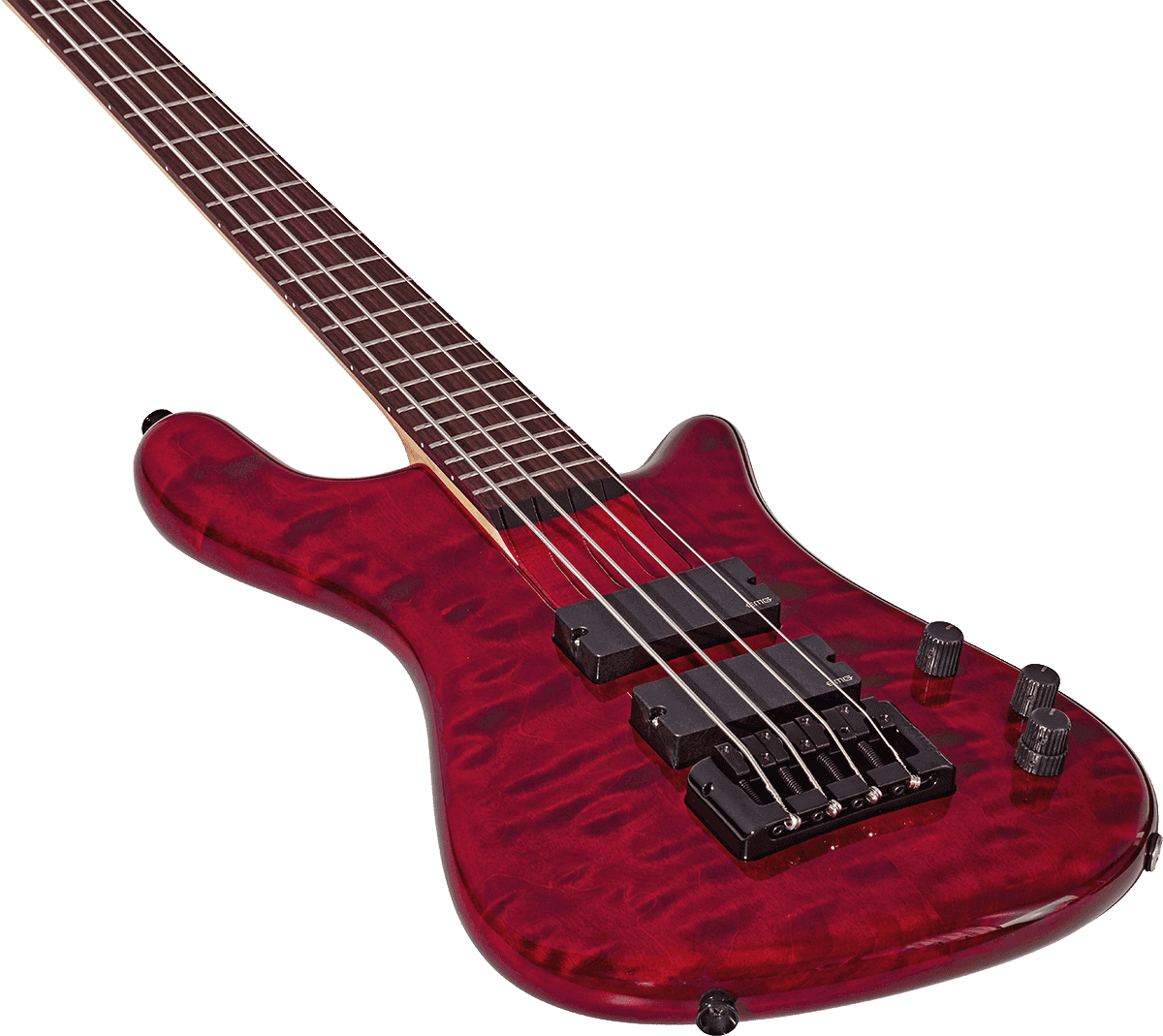 Spector Bantam 4 Diapason Court Active Emg Rw - Black Cherry - Solid body electric bass - Variation 2