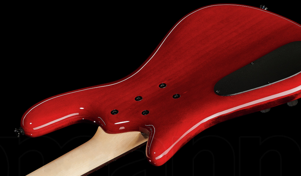 Spector Bantam 4 Diapason Court Active Emg Rw - Black Cherry - Solid body electric bass - Variation 3