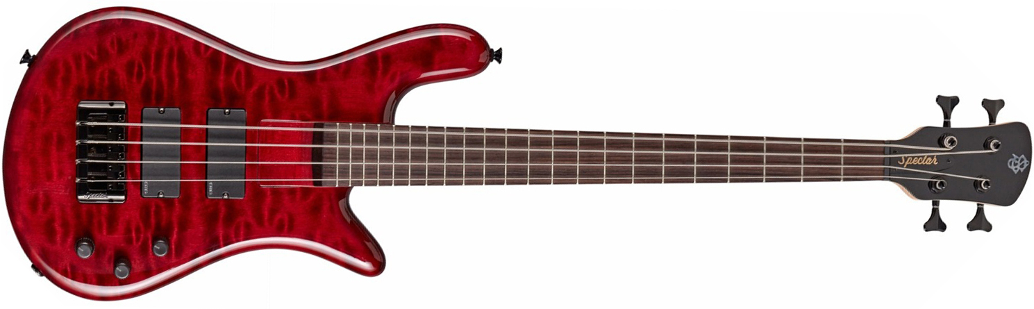 Spector Bantam 4 Diapason Court Active Emg Rw - Black Cherry - Solid body electric bass - Main picture