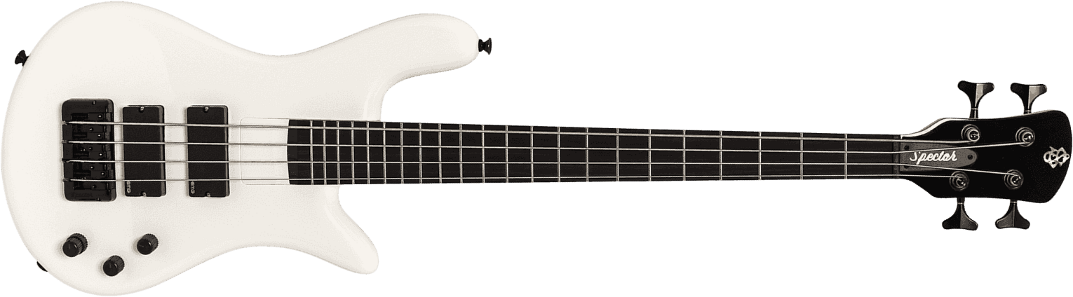 Spector Bantam 4 Emg Rw - Solid White - Solid body electric bass - Main picture
