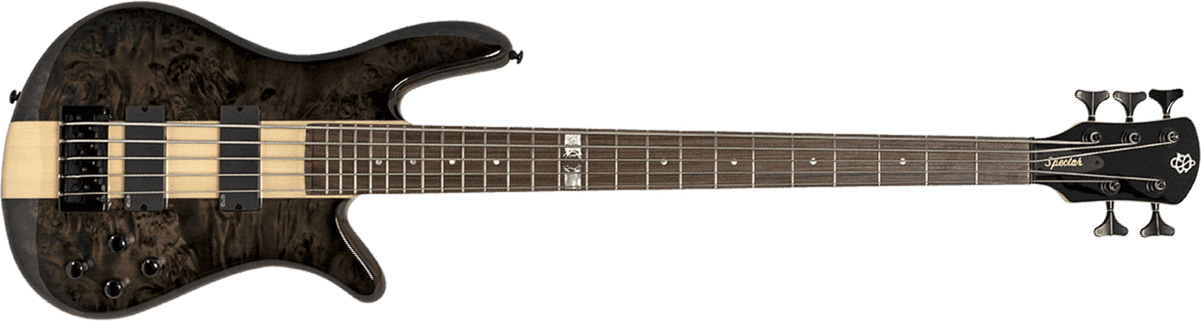 Spector Dan Briggs Ns-2000/5 Signature 5c Active Emg Pf - Black/walnut Stain - Solid body electric bass - Main picture