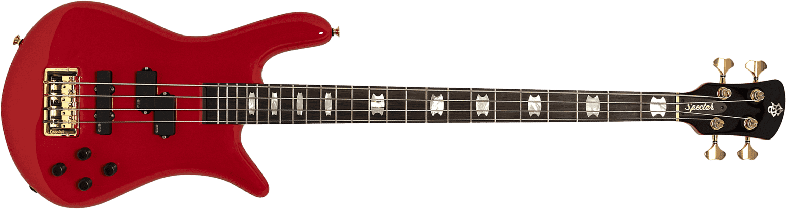 Spector Euro Serie Classic 4 Rw - Solid Red Gloss - Solid body electric bass - Main picture