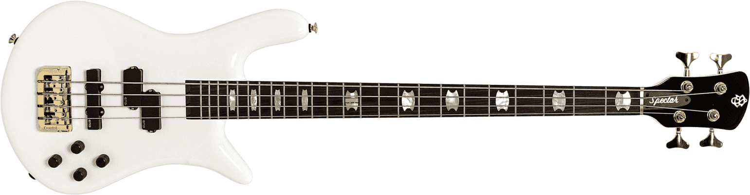 Spector Euro Serie Classic 4 Rw - Solid White Gloss - Solid body electric bass - Main picture