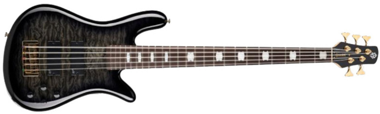 Spector Icon Ns-2 Bolt-on 5-cordes Rw - Black Stain Gloss - Solid body electric bass - Main picture