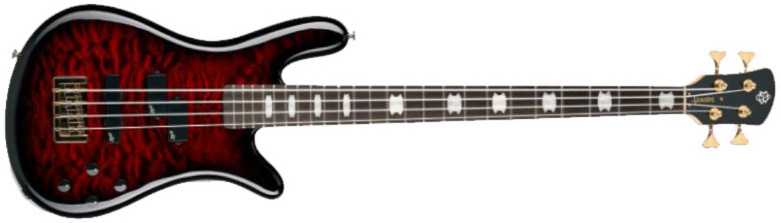Spector Icon Ns-2 Bolt-on Rw - Black Cherry Gloss - Solid body electric bass - Main picture