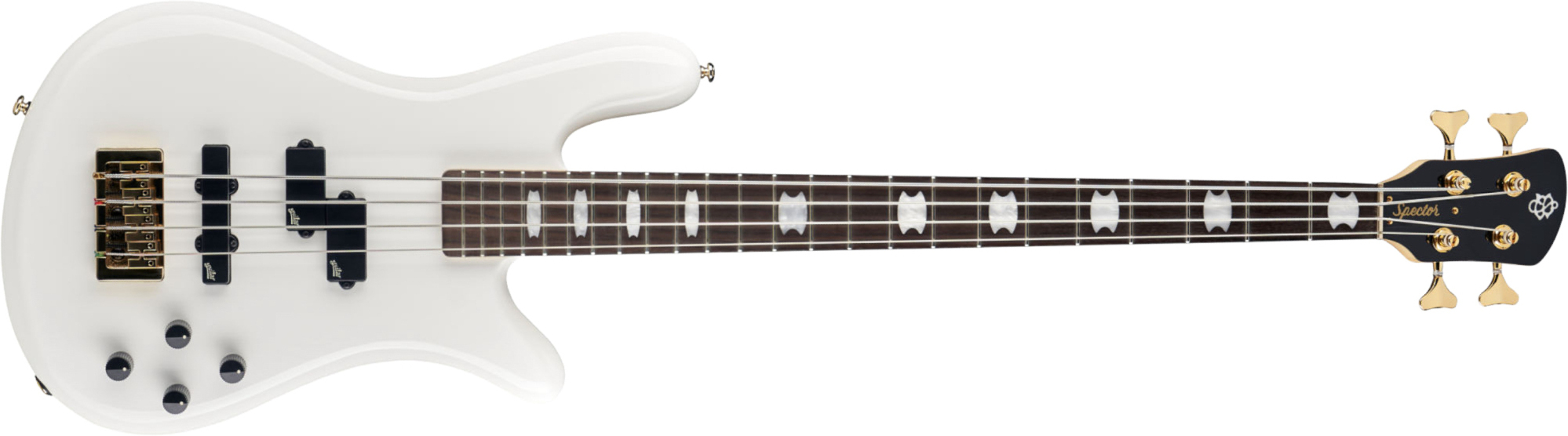 Spector Icon Ns-2 Bolt-on Rw - White Gloss - Solid body electric bass - Main picture