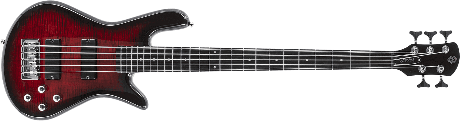 Spector Legend Serie Standard 5 Hh Eb - Black Cherry - Solid body electric bass - Main picture