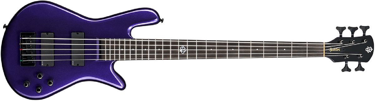 Spector Ns Ethos Hp 5 Eb - Plum Crazy Gloss - Solid body electric bass - Main picture