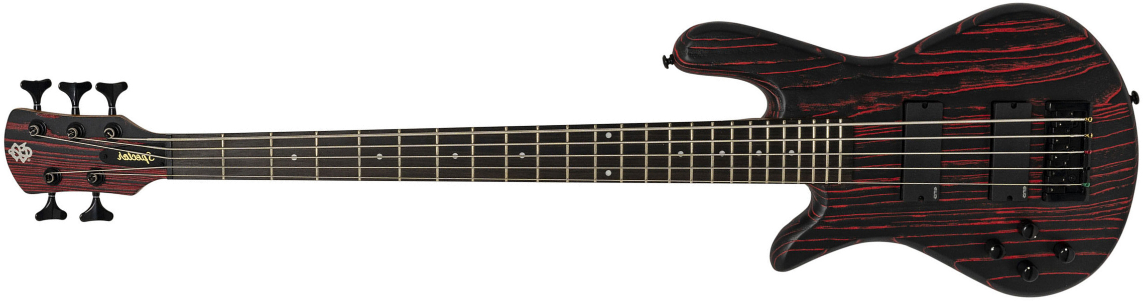 Spector Ns Pulse I 5c Lh Gaucher Active Emg Eb - Cinder Red - Solid body electric bass - Main picture