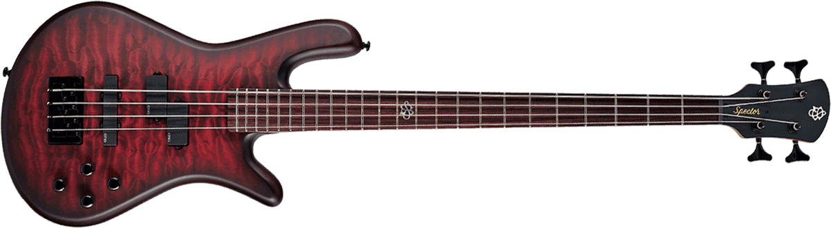Spector Ns Pulse Ii 4c Active Emg Eb - Black Cherry Matte - Solid body electric bass - Main picture