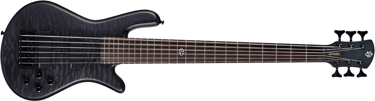 Spector Ns Pulse Ii 6c Active Emg Eb - Black Stain Matte - Solid body electric bass - Main picture