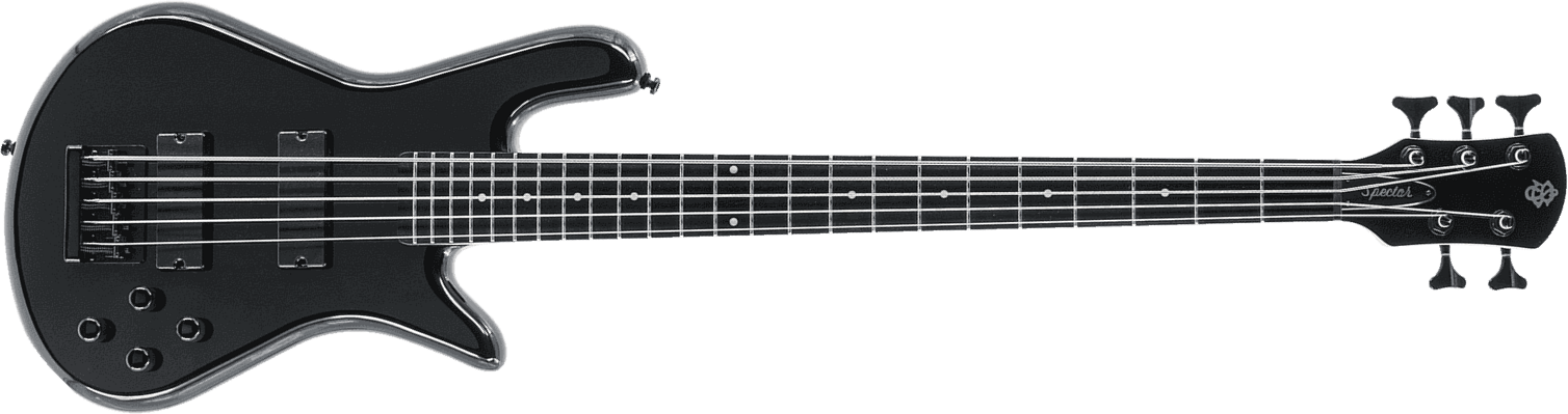 Spector Performer Serie 5 Hh Eb - Black - Solid body electric bass - Main picture