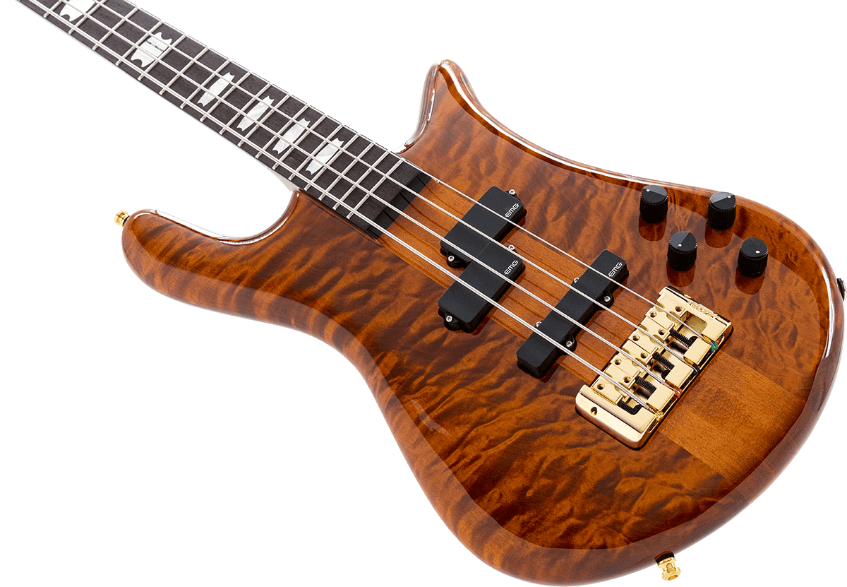 Spector Doug Wimbish Euro4 Lx Signature Active Emg Mn - Amber Stain - Solid body electric bass - Variation 2