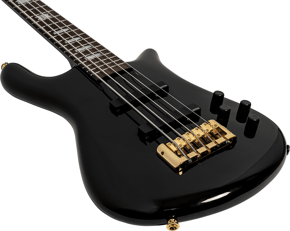 Spector Euro Serie Classic 5 Rw - Solid Black Gloss - Solid body electric bass - Variation 2
