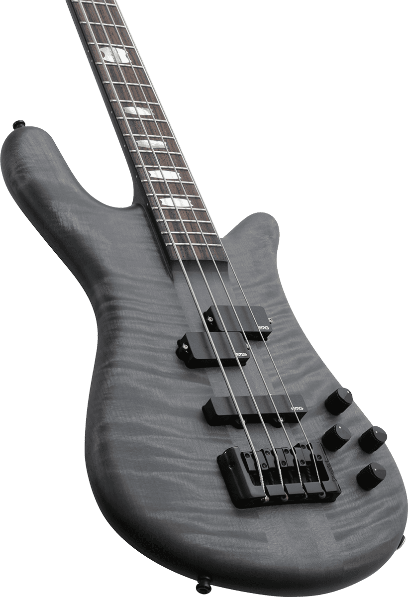 Spector Euro Serie Lx 4 Emg Rw - Trans Black Stain Matte - Solid body electric bass - Variation 2