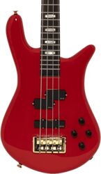 Solid body electric bass Spector                        EURO SERIE CLASSIC 4 - Solid red gloss