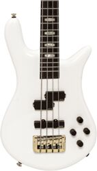 Solid body electric bass Spector                        EURO SERIE CLASSIC 4 - Solid white gloss