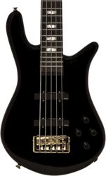 Solid body electric bass Spector                        EURO SERIE CLASSIC 5 - Solid black gloss