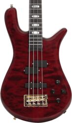 Solid body electric bass Spector                        EURO SERIE LX 4 - Black cherry gloss