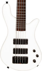 Solid body electric bass Spector                        NS Bantam 5 - Solid white