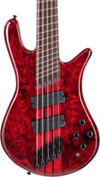 Solid body electric bass Spector                        Ns Dimension 5 Fishman - Inferno red gloss
