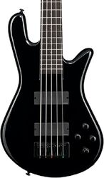 Solid body electric bass Spector                        NS Ethos HP 5 - Solid black gloss