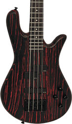 Solid body electric bass Spector                        NS Pulse I 4 - Cinder red