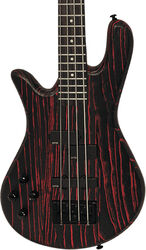 Solid body electric bass Spector                        NS Pulse I 4 LH - Cinder red