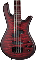 Solid body electric bass Spector                        NS Pulse II 4 - Black cherry matte